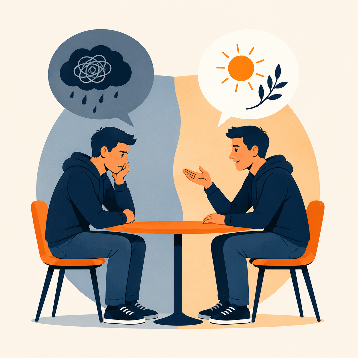 positive self vs negative self