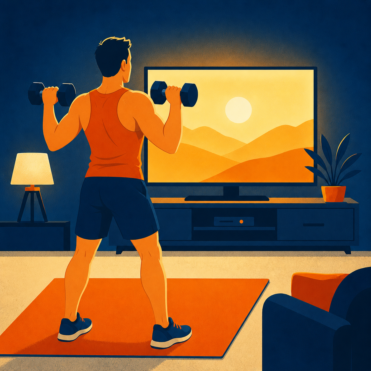 The "In Front of the TV" Workout: Make Exercise As Fun and Easy as Possible